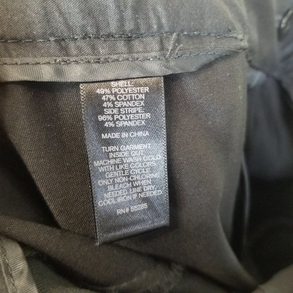 Express Womens 6R Black Tuxedo Striped Columnist S - Picture 8 of 10